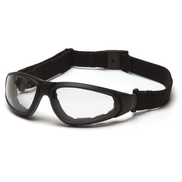 Pyramex XSG Goggle Black Frame Clear Anti-Fog Lens - KTF Painting Interior Exterior