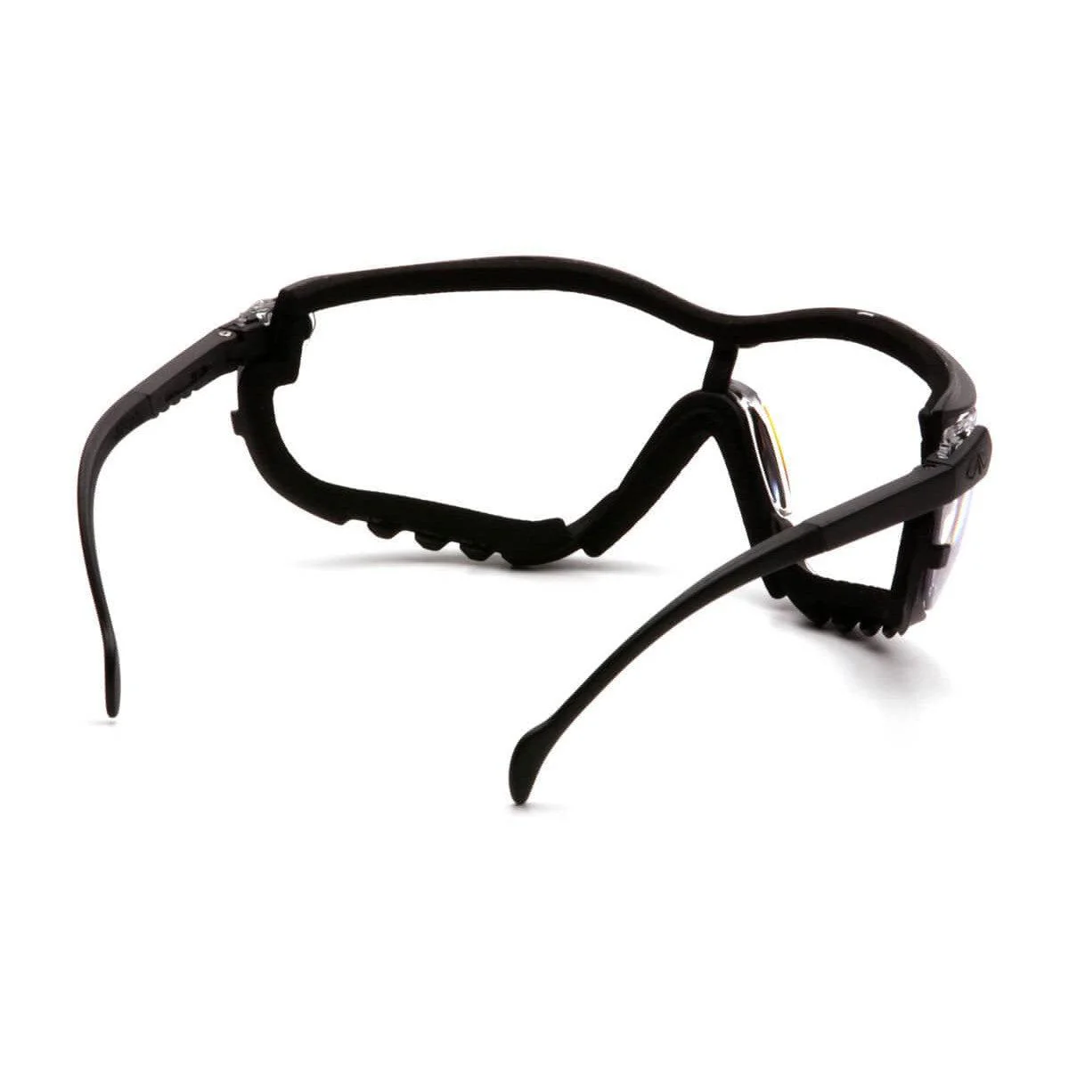 Pyramex V2G Safety Glasses/Goggles Black Frame Clear Anti-Fog Lens - KTF Painting Interior Exterior