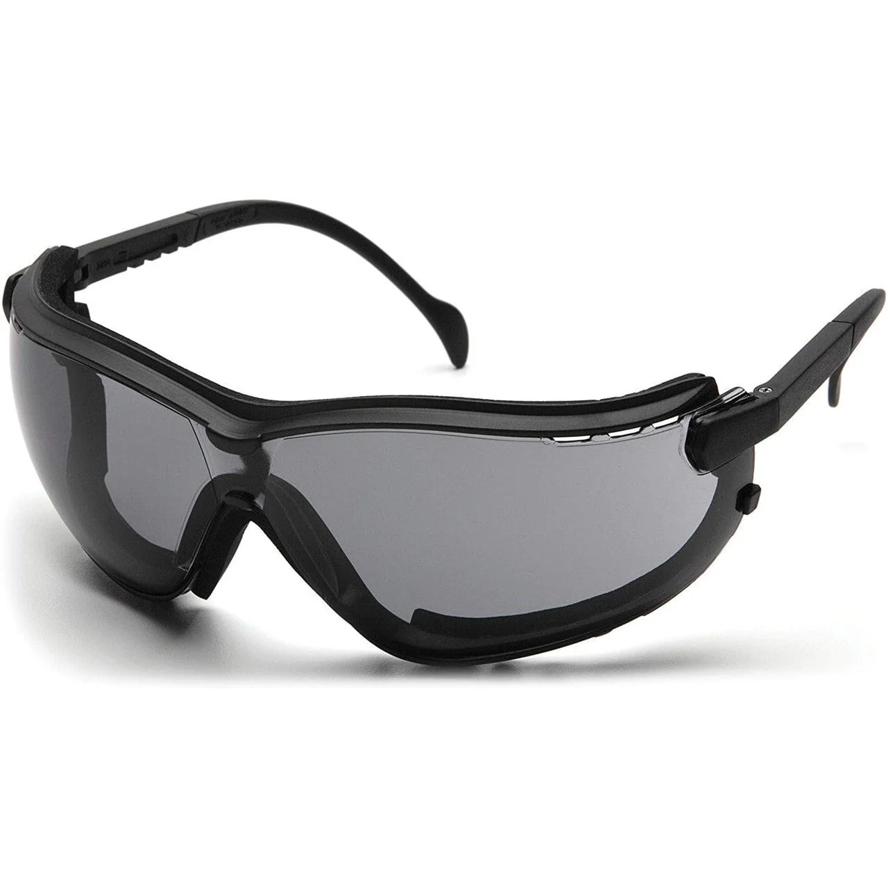 Pyramex V2G Safety Glasses/Goggles Black Frame Gray H2MAX Anti-Fog Lens - KTF Painting Interior Exterior