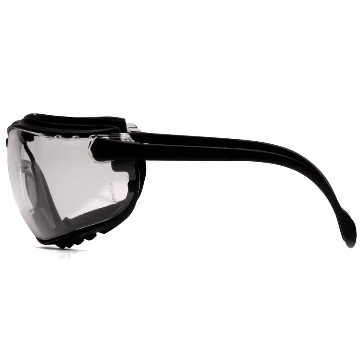 Pyramex V2G Safety Glasses/Goggles Black Frame Clear Anti-Fog Lens - KTF Painting Interior Exterior