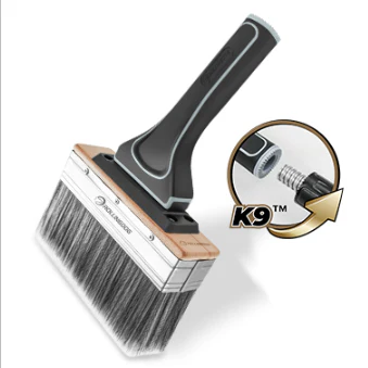 THE MOLOSSUS™ Deck & Wall Brush – Wide 2″ × 7″ Paint Brush with Extension Pole Compatibility - KTF Painting Interior Exterior