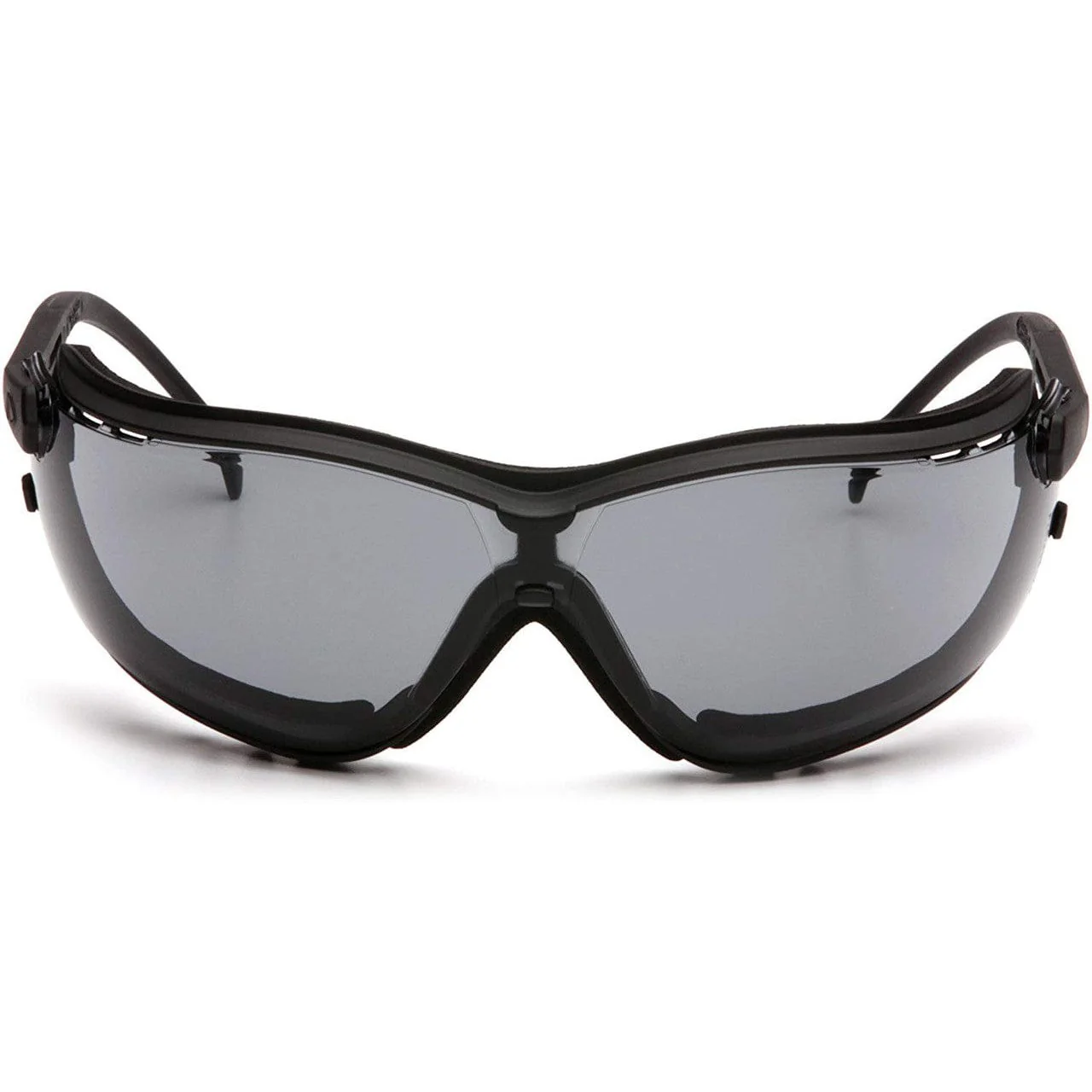 Pyramex V2G Safety Glasses/Goggles Black Frame Gray H2MAX Anti-Fog Lens - KTF Painting Interior Exterior